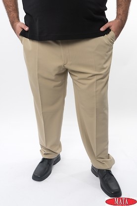 Pantalón hombre algodón con cintura de goma marino Waconda