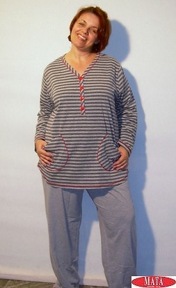 Pijama mujer 23599 - Ropa mujer tallas grandes, Ropa Interior - Lenceria,  Pijamas, Ropa mujer tallas grandes, Novedad Tallas Grandes Mujer - Modas  Mata Tallas Grandes
