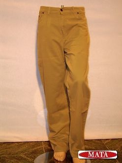 Pantalón vaquero beig 00081 