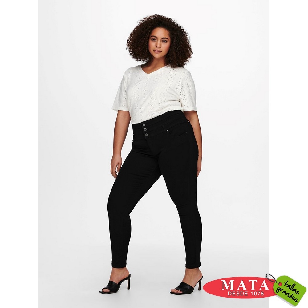 Vaquero mujer 24437 - Ropa mujer tallas grandes, Pantalones, Pantalones